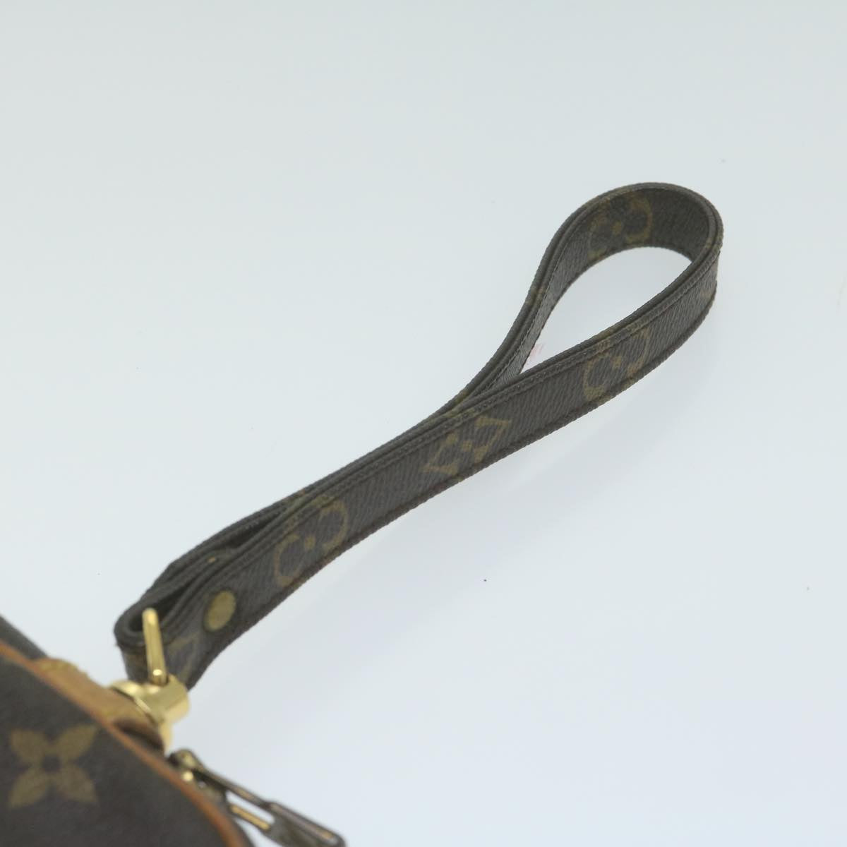 Louis Vuitton Marly Dragonne Brown Canvas Clutch Bag