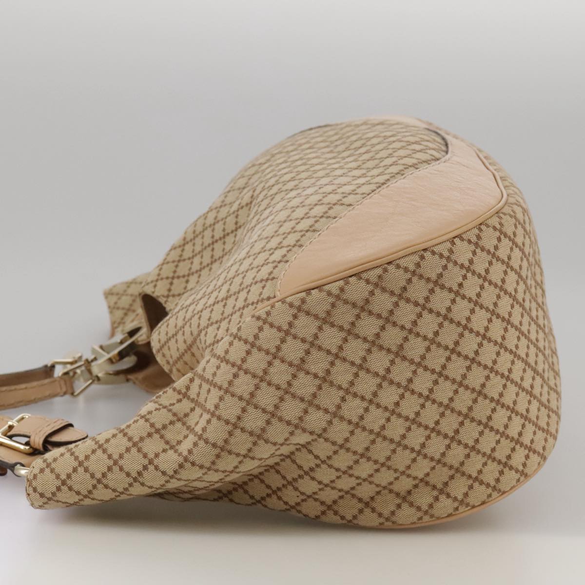 Gucci Charlotte Beige Canvas Shoulder Bag