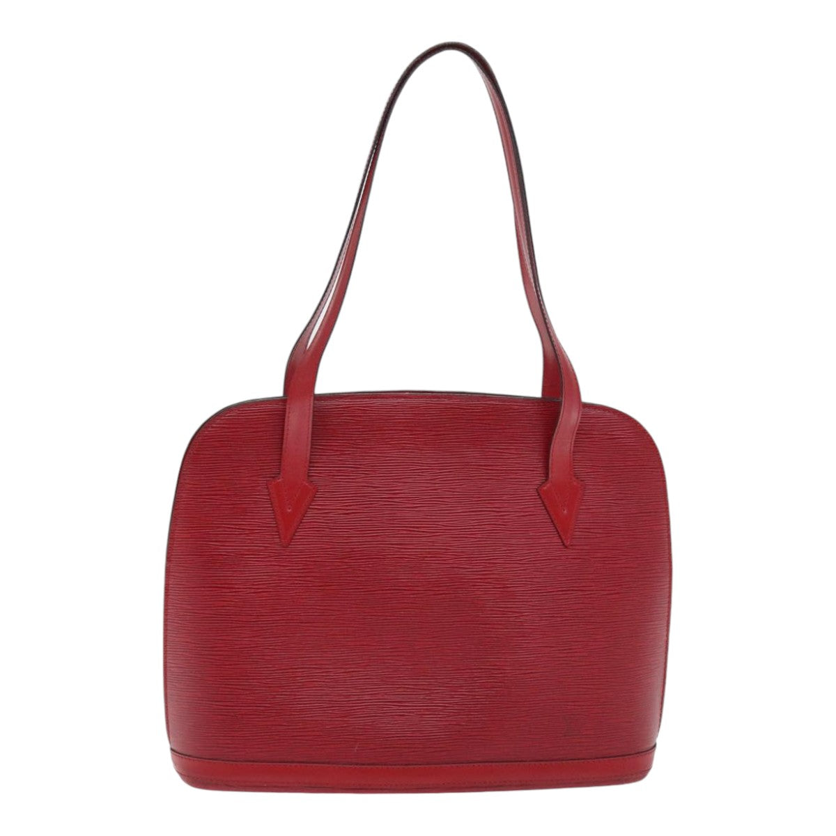 Louis Vuitton Lussac Red Leather Shoulder Bag