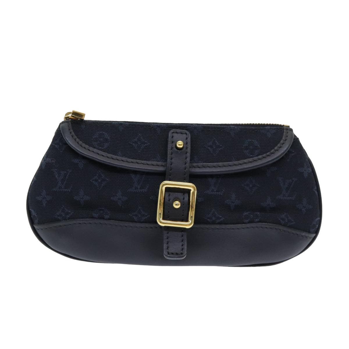 Louis Vuitton Sophie Navy Canvas Clutch Bag