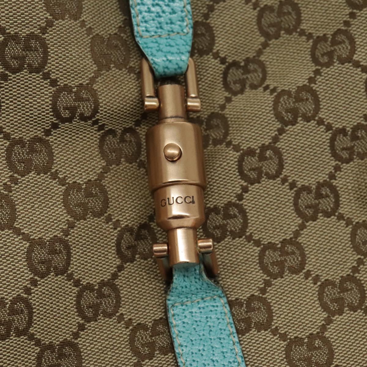 Gucci Jackie Beige Canvas Handbag