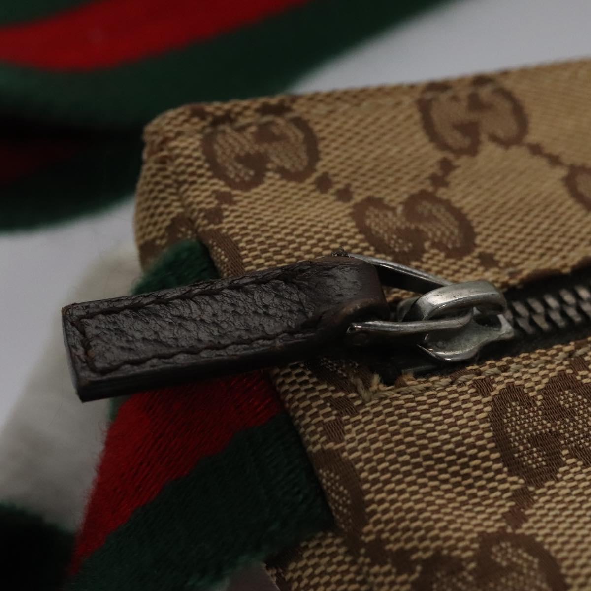 Gucci Gg Canvas Beige Canvas Shoulder Bag