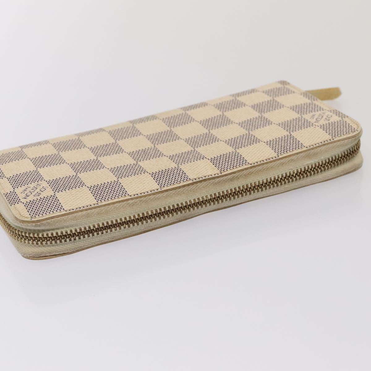 Louis Vuitton Zippy Wallet White Canvas Wallet