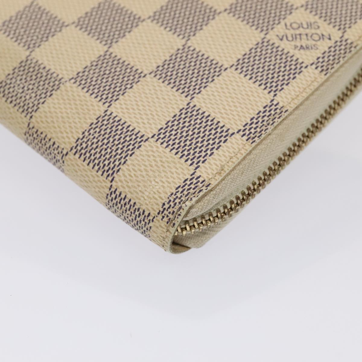Louis Vuitton Zippy Wallet White Canvas Wallet