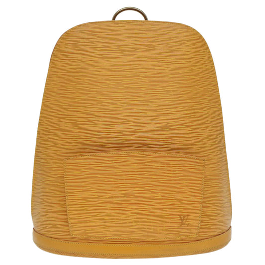 Louis Vuitton Gobelins Yellow Leather Backpack Bag