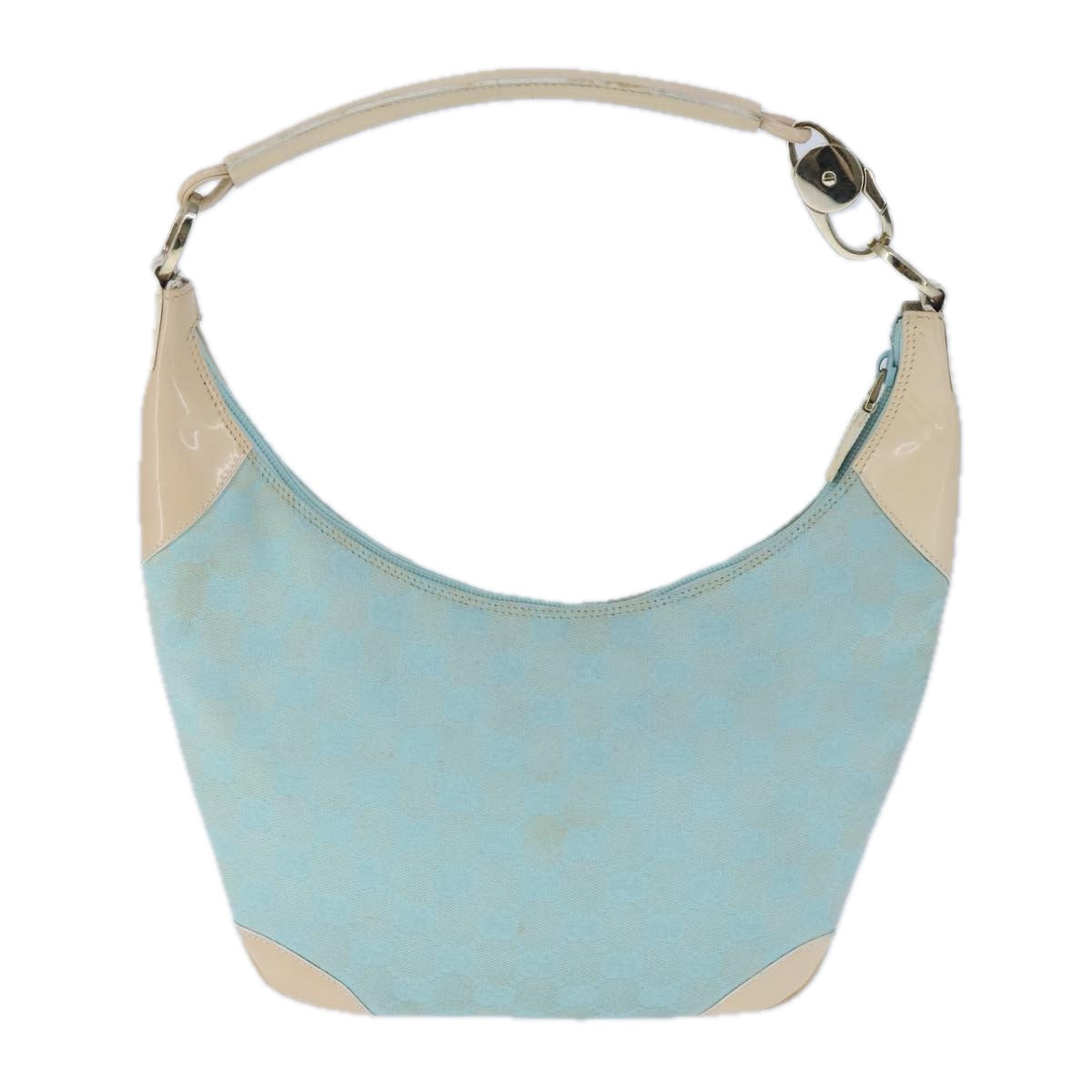 Gucci Hobo Blue Canvas Shoulder Bag