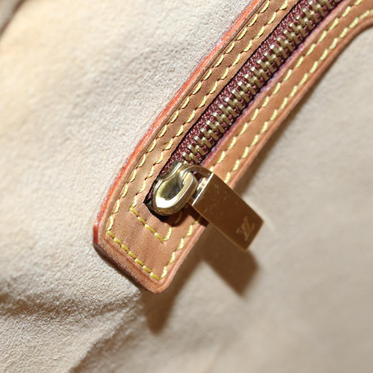 Louis Vuitton Looping Gm Brown Canvas Shoulder Bag