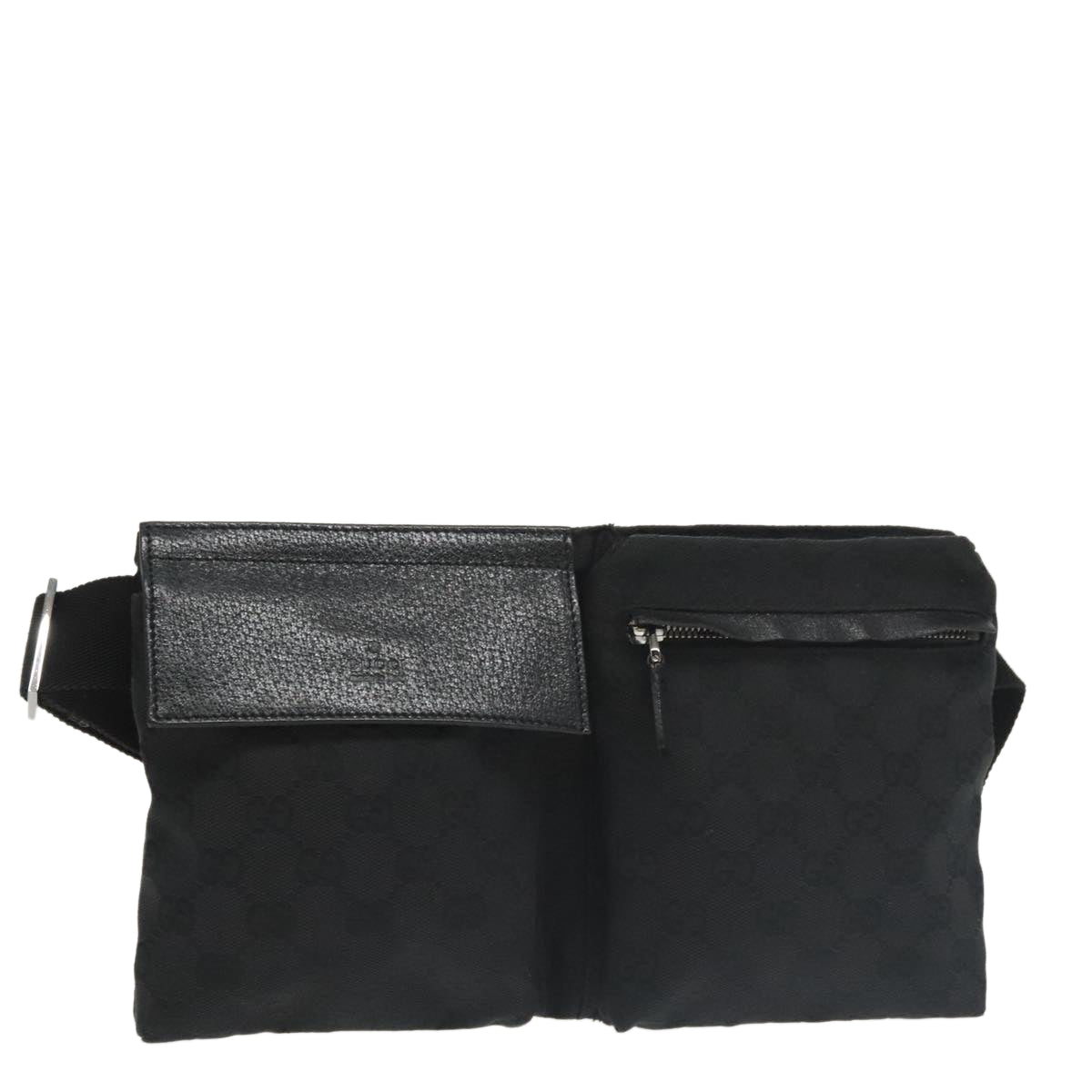 Gucci Belt Bag Black Canvas Shoulder Bag