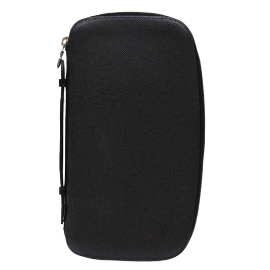 Louis Vuitton Atholl Black Leather Wallet  ()