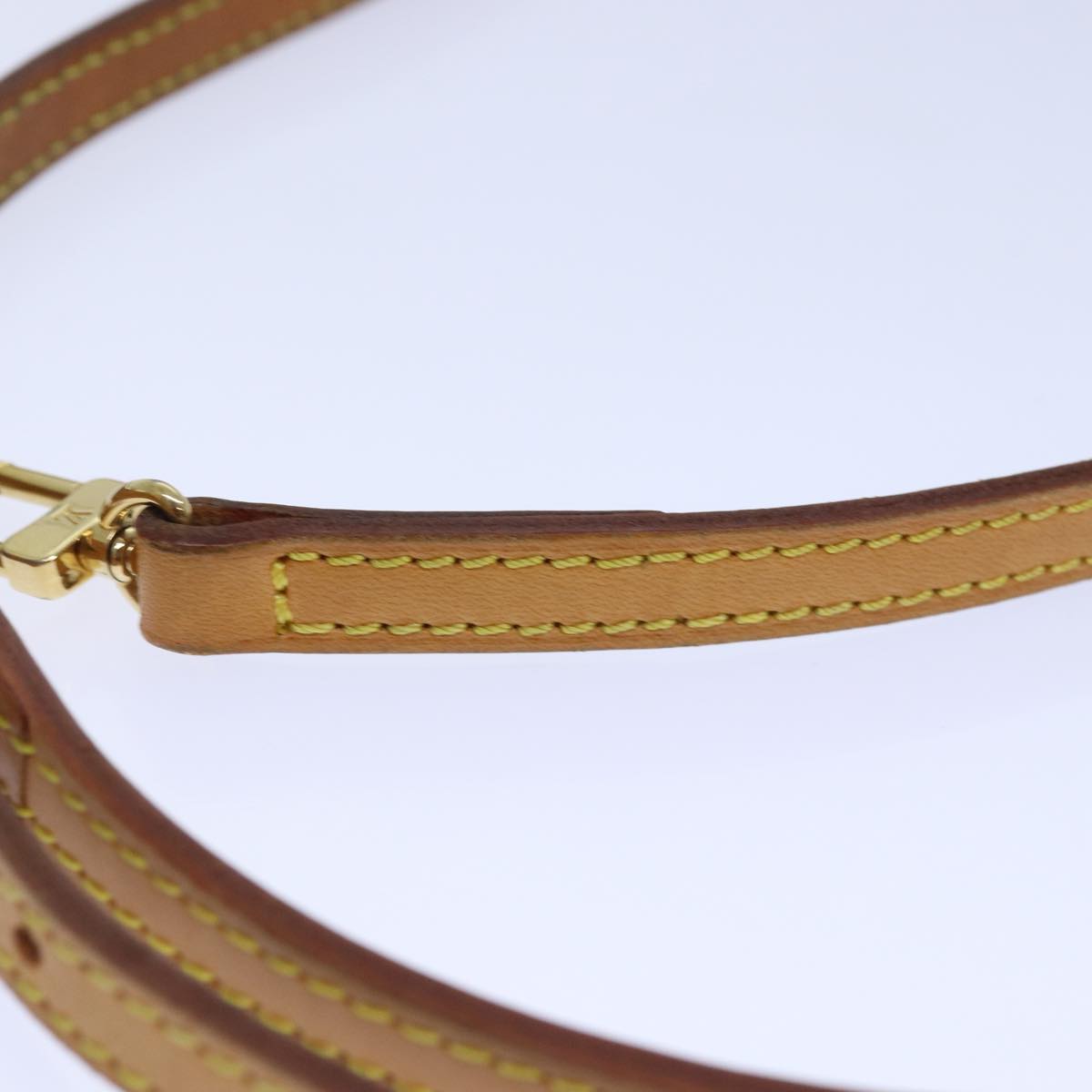 Louis Vuitton Bandoulière De Sac Beige Leather Bag Jewelry