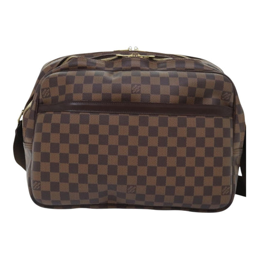Louis Vuitton Reporter Brown Canvas Shoulder Bag
