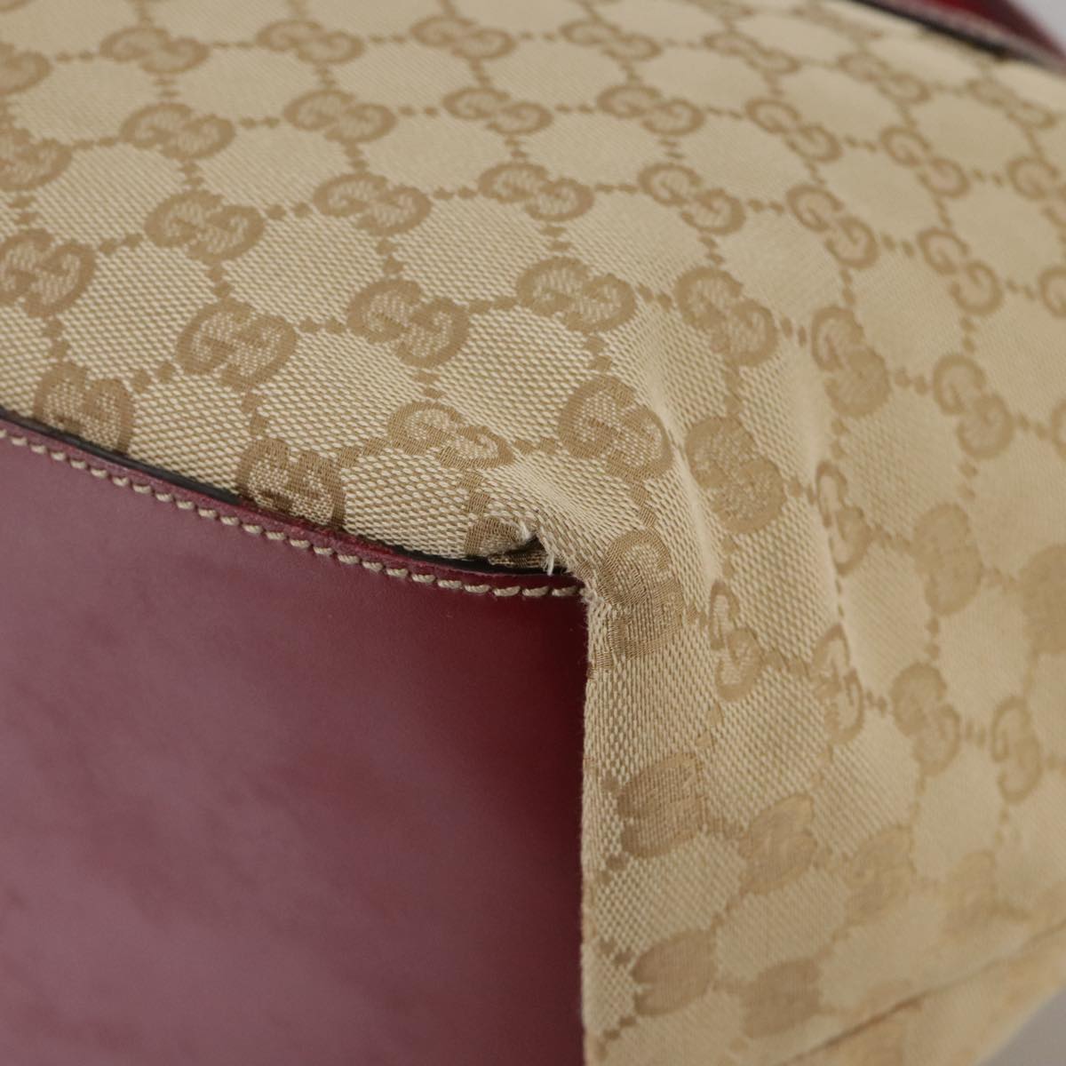 Gucci Gg Canvas Beige Canvas Tote Bag