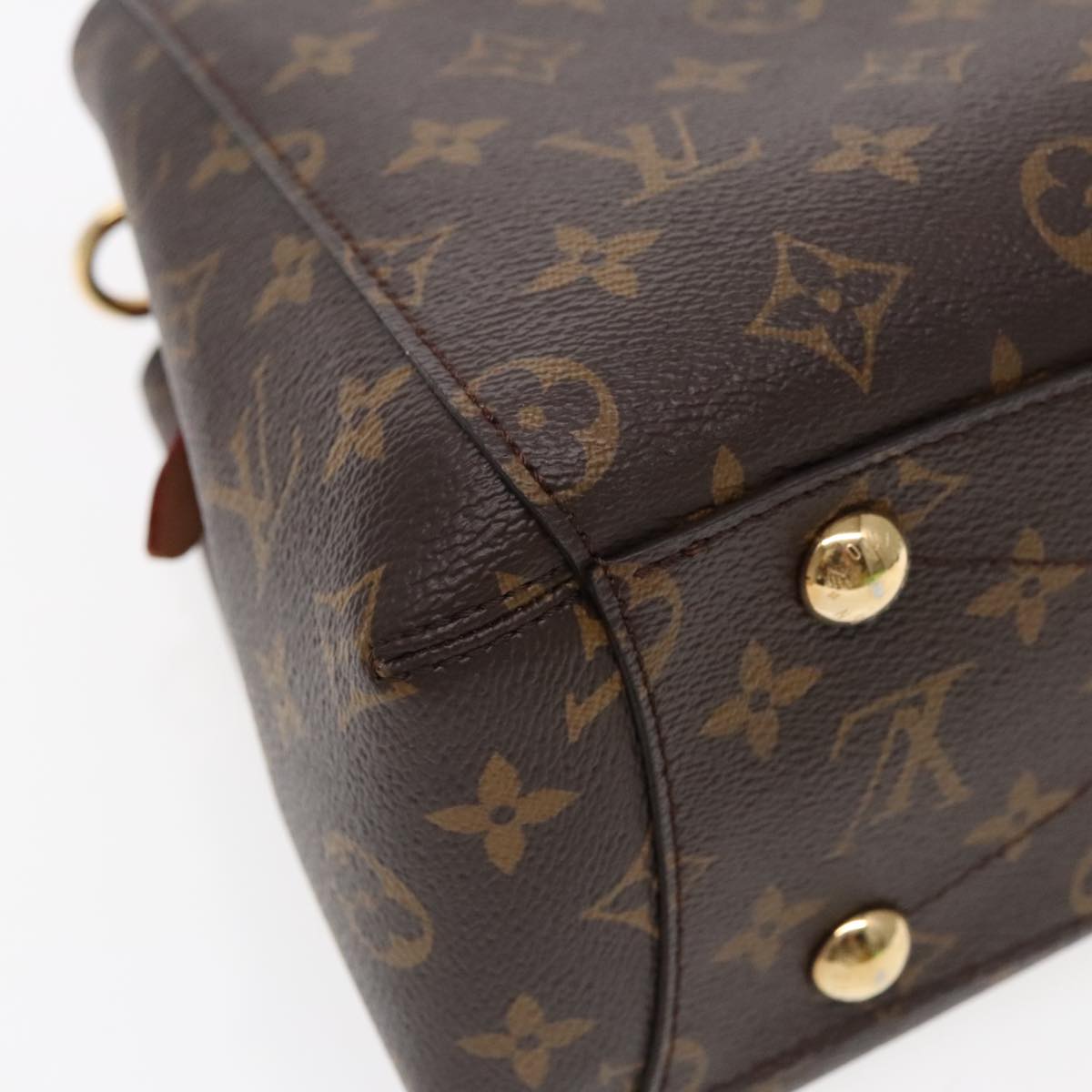 Louis Vuitton Montaigne Brown Canvas Handbag