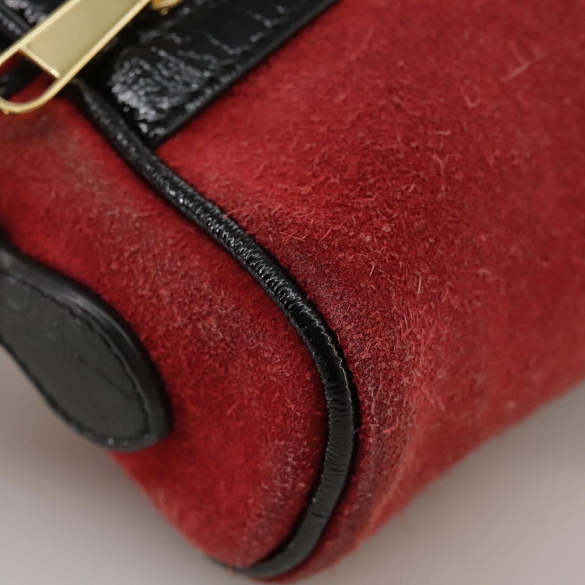 Gucci Ophidia Red Suede Shoulder Bag
