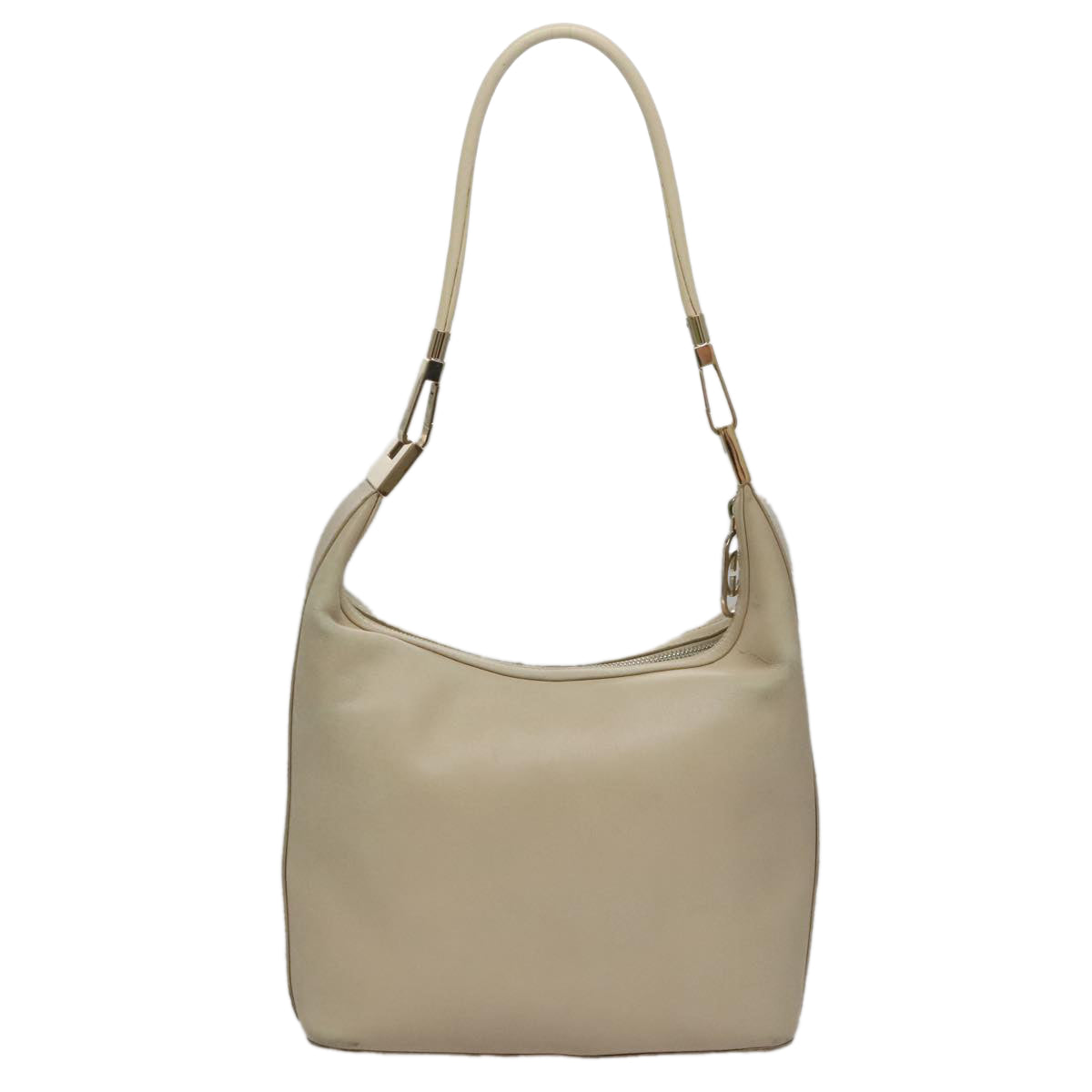 Gucci Hobo Beige Leather Shoulder Bag