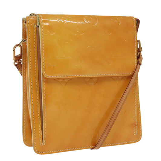 Louis Vuitton Mott Yellow Patent Leather Shoulder Bag