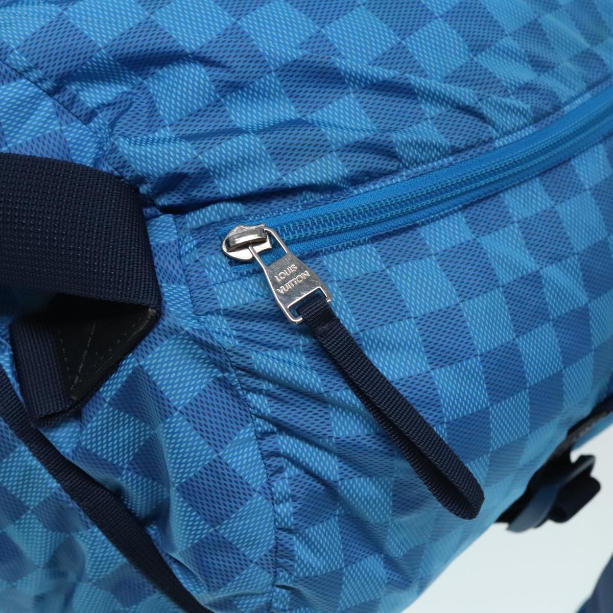 Louis Vuitton Practical Blue Canvas Travel Bag