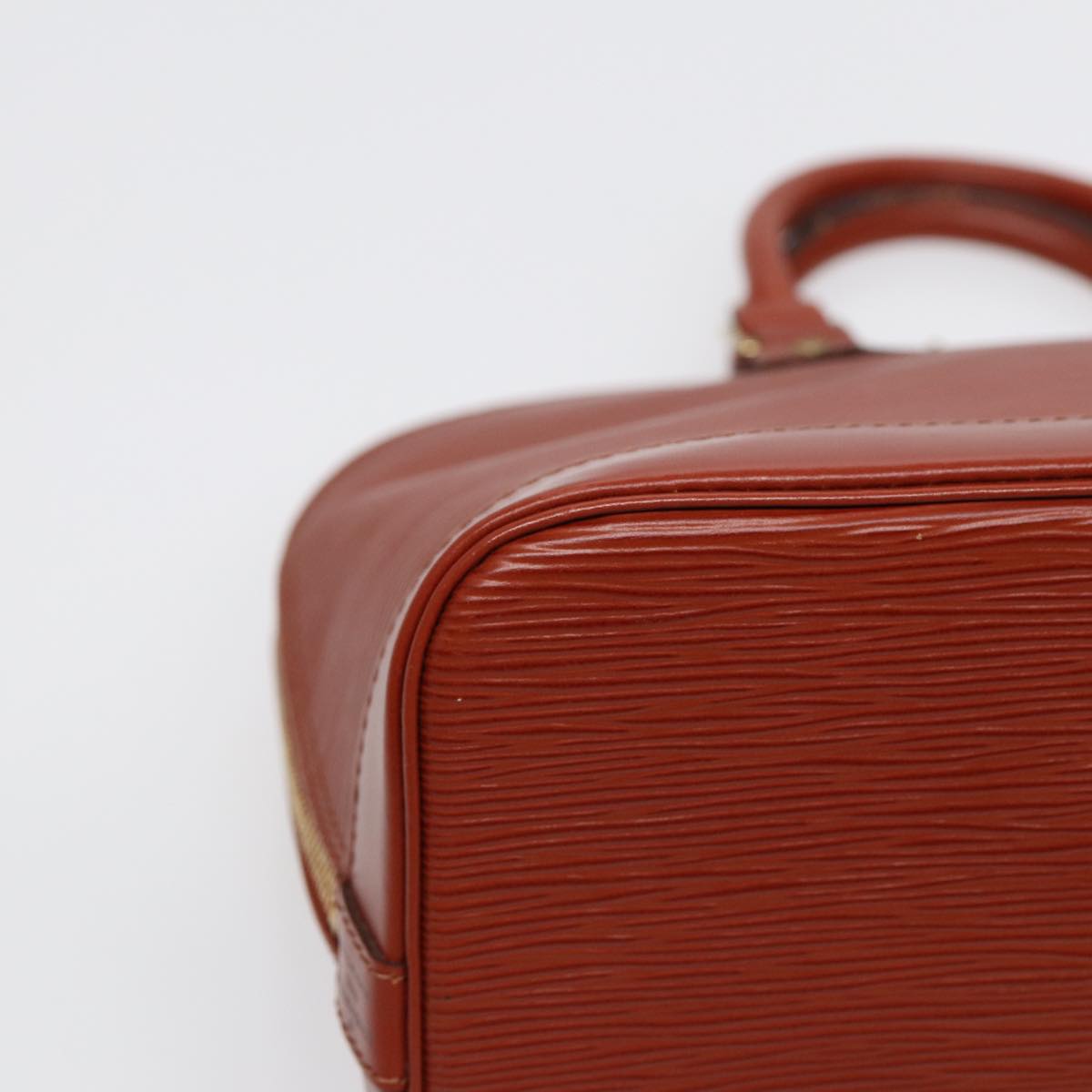 Louis Vuitton Alma Brown Leather Handbag