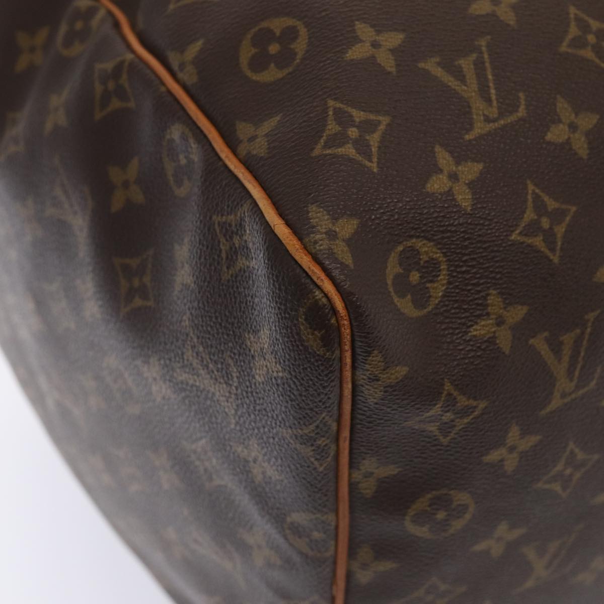 Louis Vuitton Keepall 60 Brown Canvas Travel Bag