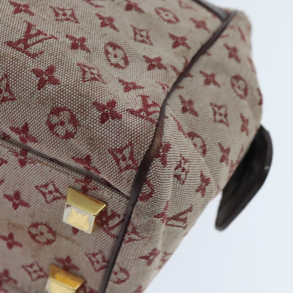 Louis Vuitton Josephine Red Canvas Handbag