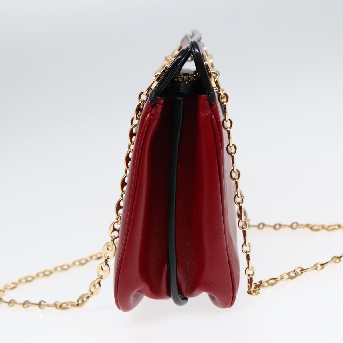 Gucci Marina Red Leather Shoulder Bag