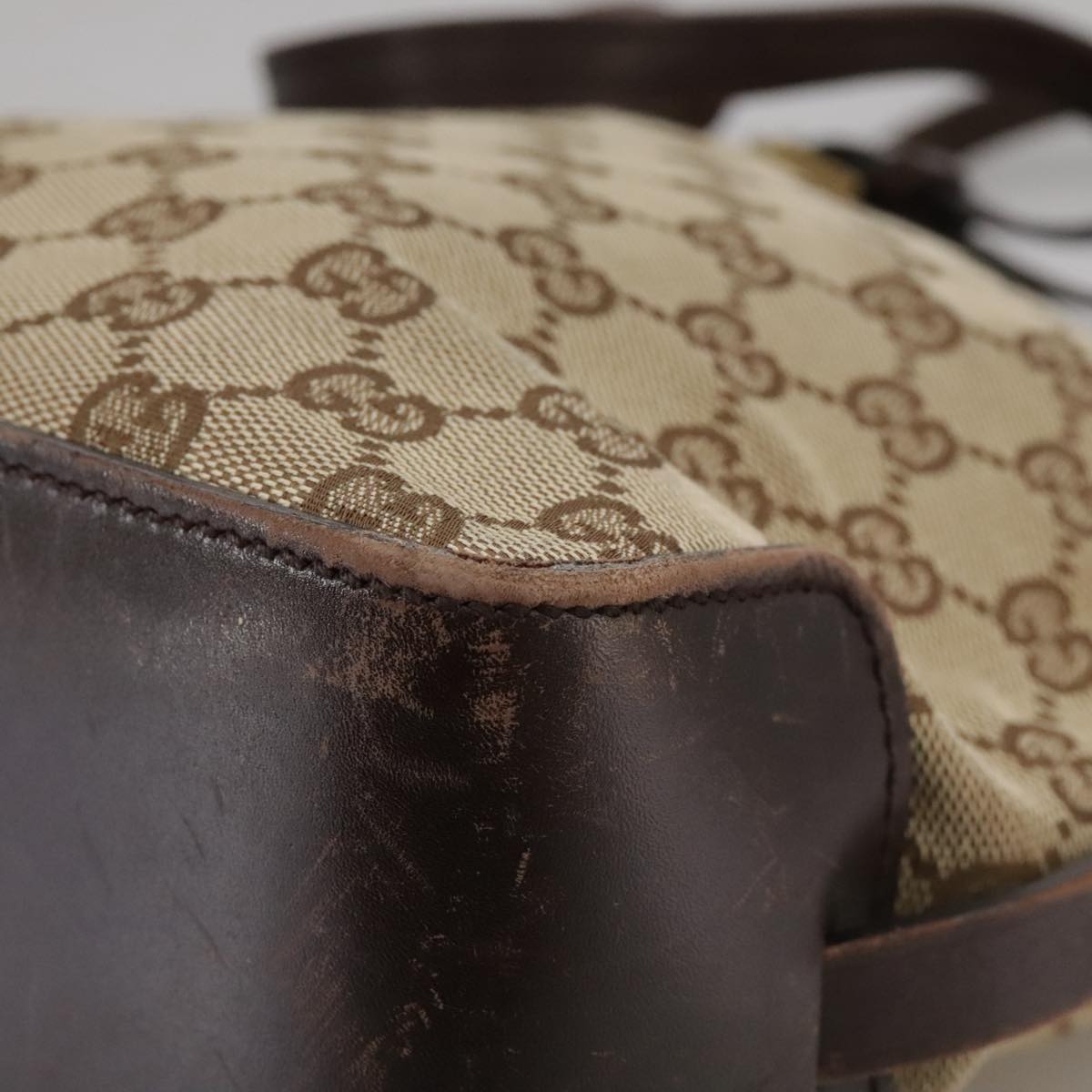 Gucci Gg Canvas Beige Canvas Tote Bag
