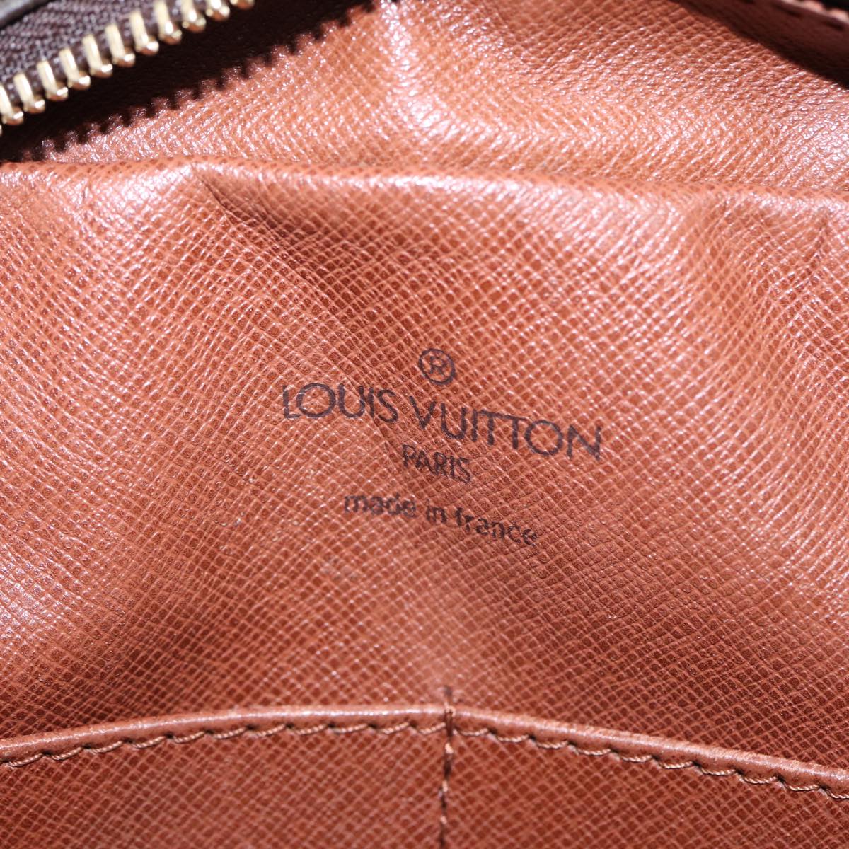 Louis Vuitton Compiegne 28 Brown Canvas Clutch Bag