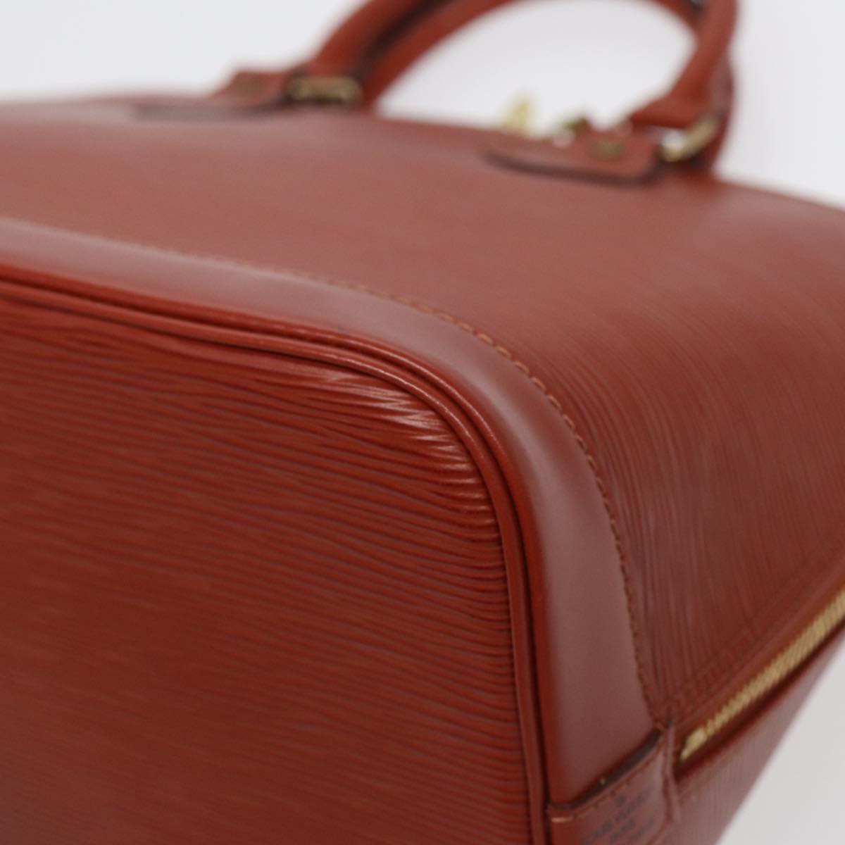 Louis Vuitton Alma Brown Leather Handbag