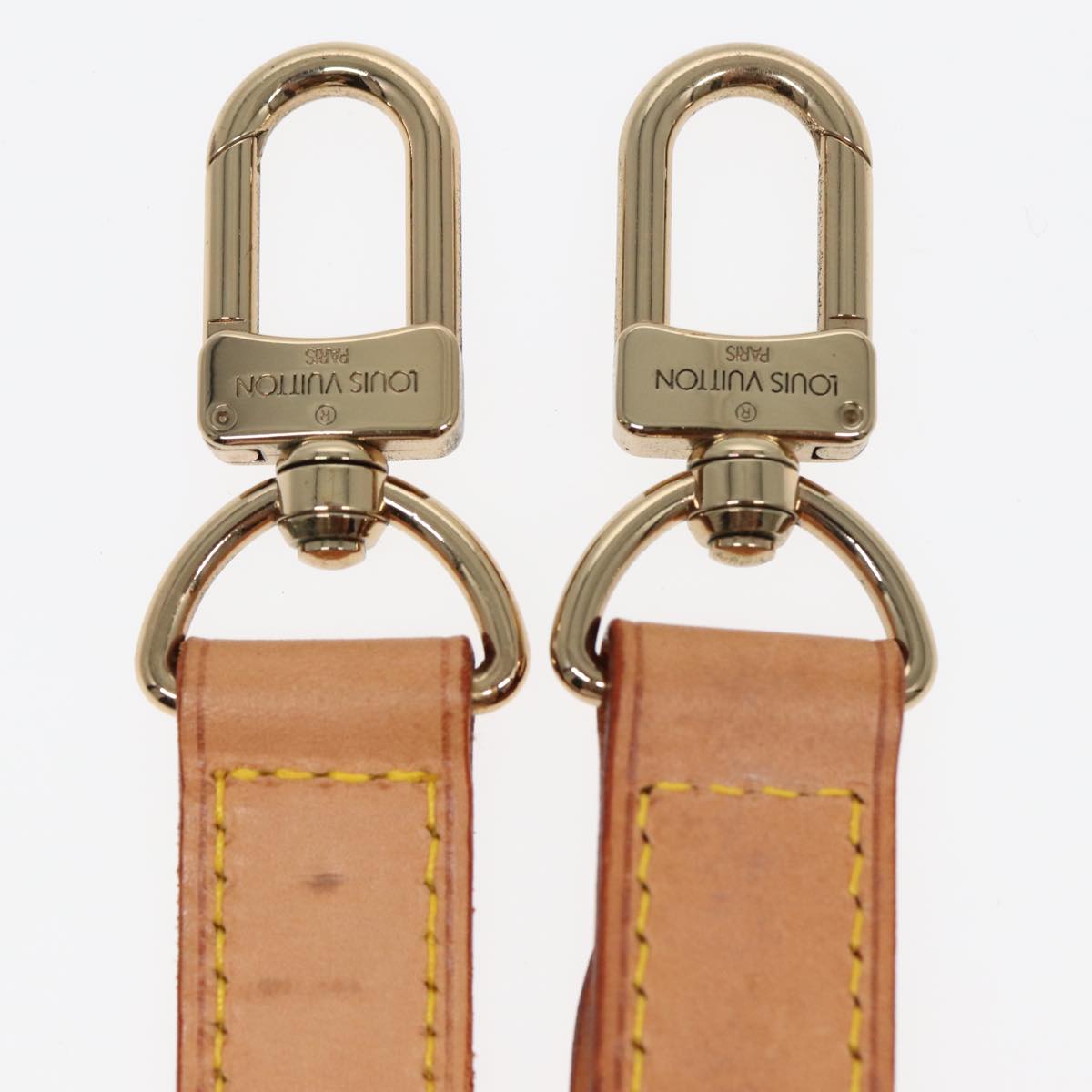 Louis Vuitton Bandoulière De Sac Beige Leather Bag Jewelry
