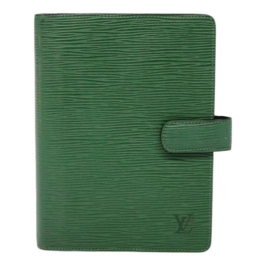 Louis Vuitton Agenda Green Leather Wallet