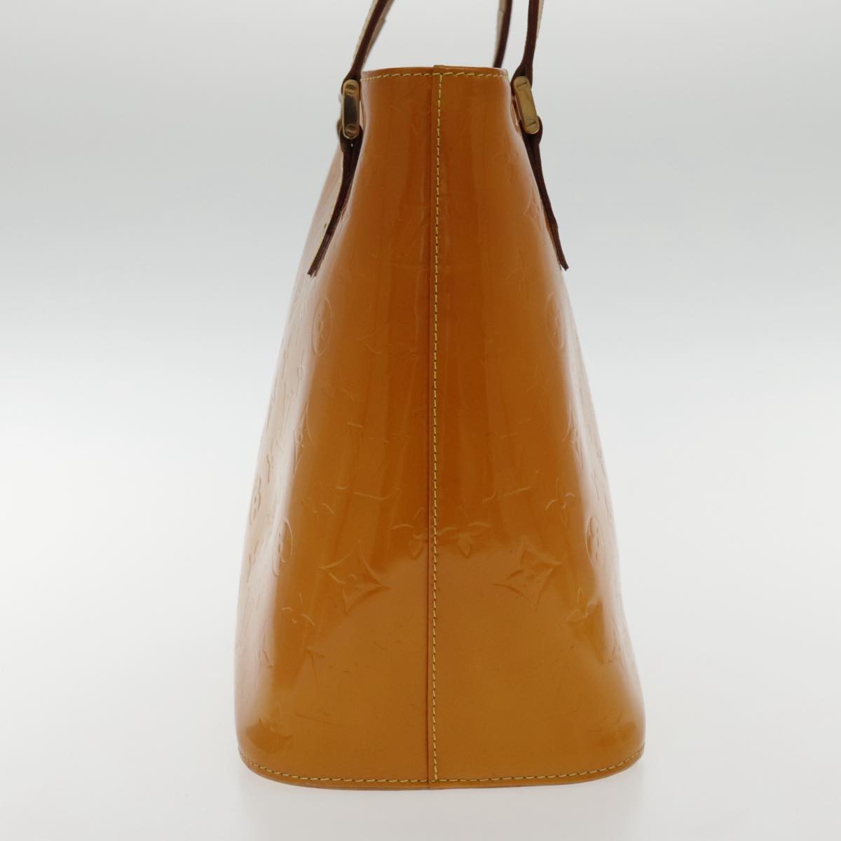 Louis Vuitton Houston Brown Patent Leather Handbag