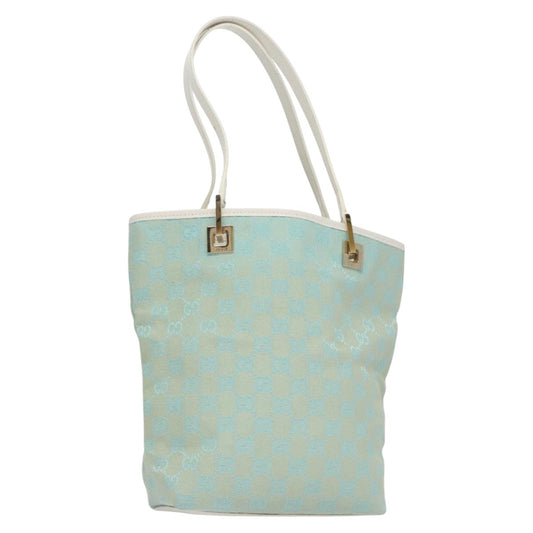 Gucci Blue Canvas Tote Bag ()