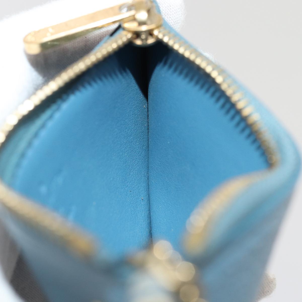 Louis Vuitton Suhali Blue Leather Wallet