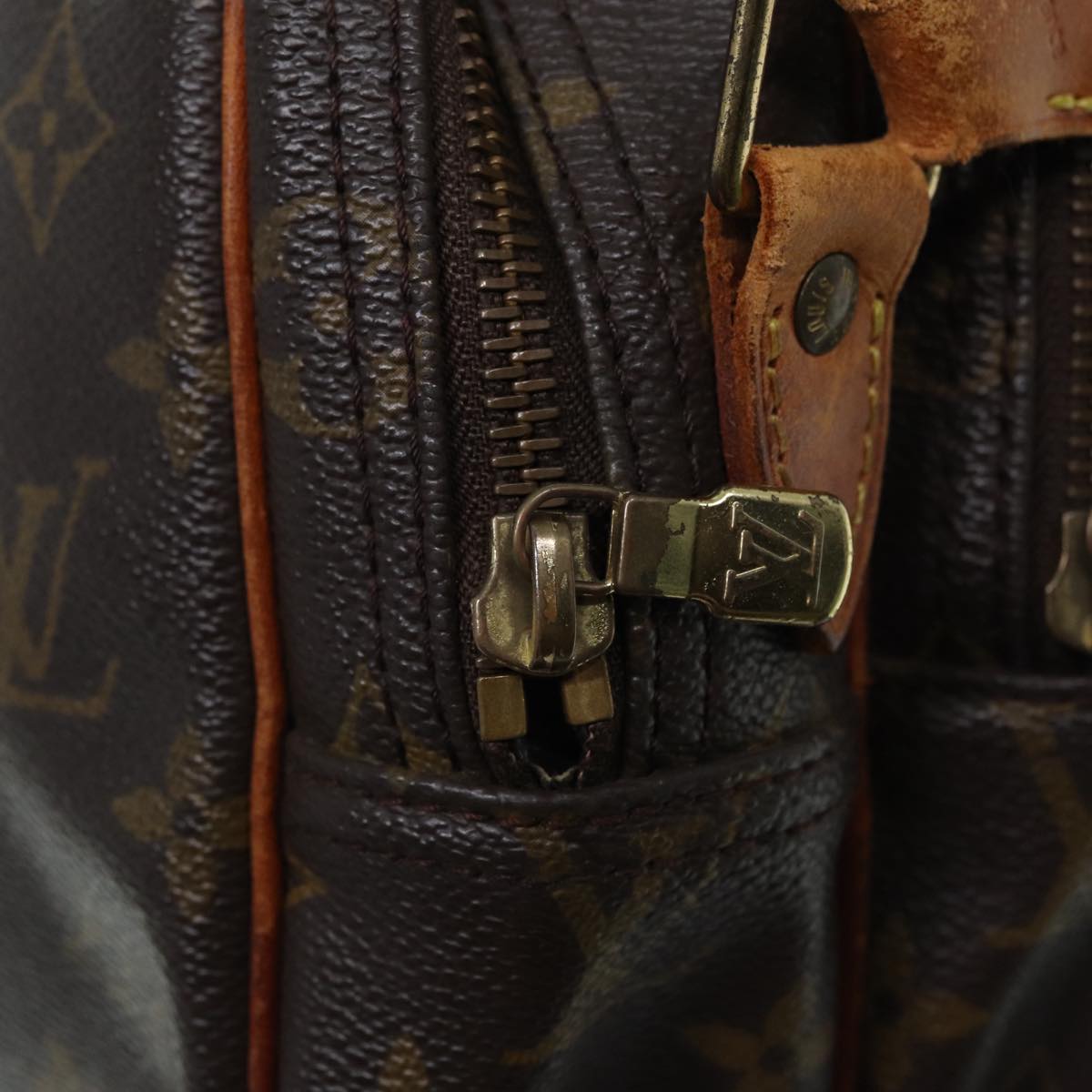 Louis Vuitton Reporter Pm Brown Canvas Shoulder Bag