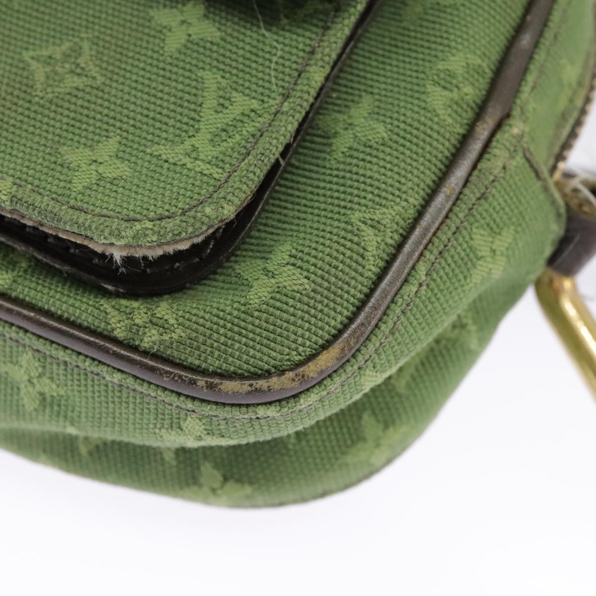 Louis Vuitton Juliette Khaki Canvas Shoulder Bag