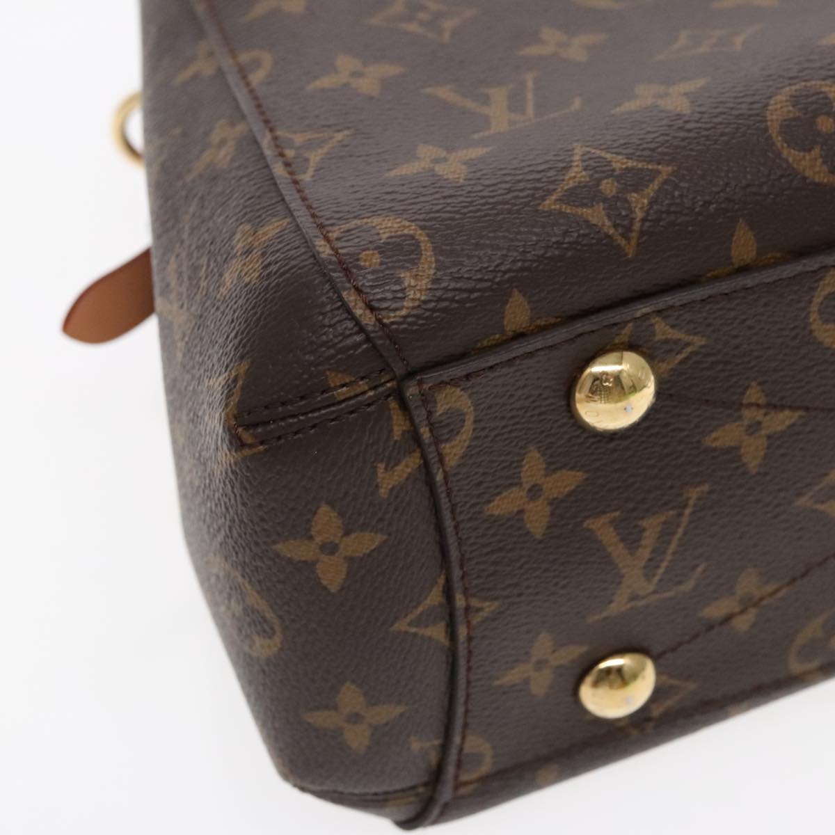 Louis Vuitton Montaigne Brown Canvas Handbag