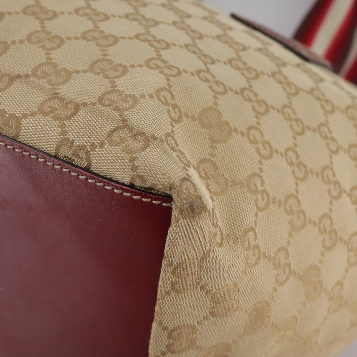 Gucci Gg Canvas Beige Canvas Tote Bag