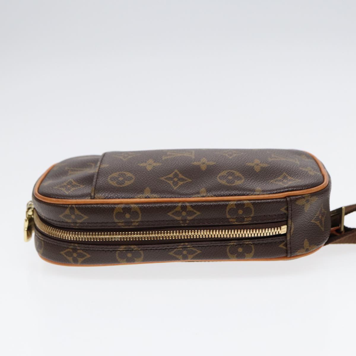 Louis Vuitton Gange Brown Canvas Clutch Bag