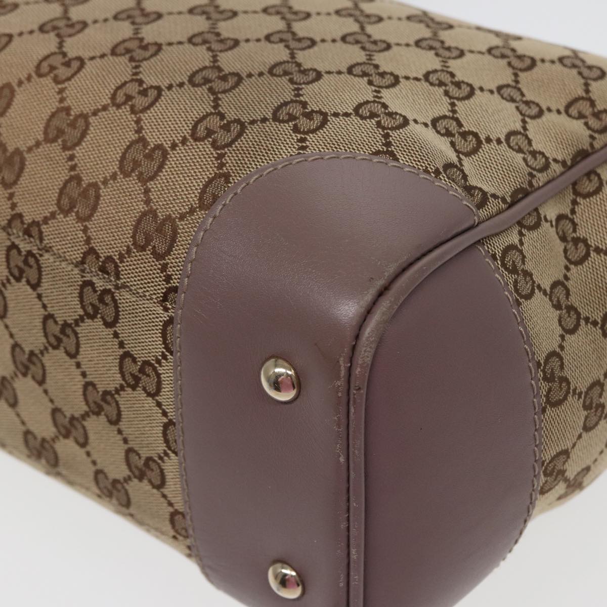 Gucci Mayfair Beige Canvas Tote Bag