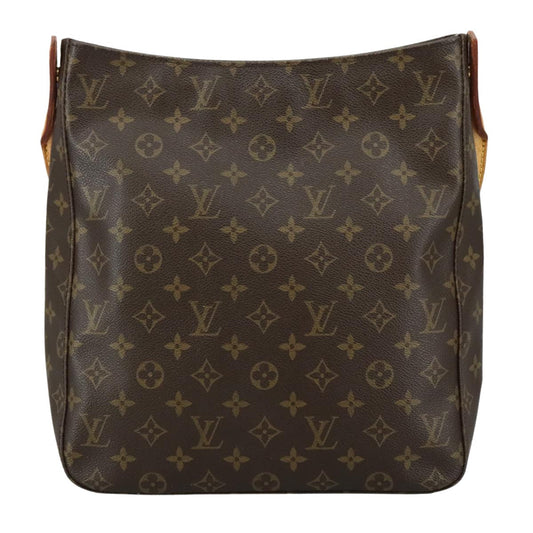Louis Vuitton Looping Gm Brown Canvas Shoulder Bag