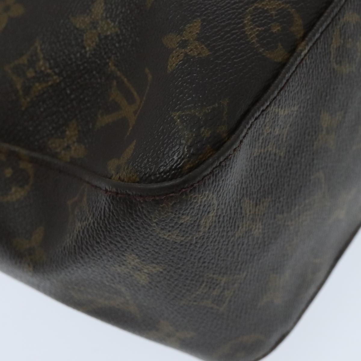 Louis Vuitton Looping Gm Brown Canvas Shoulder Bag