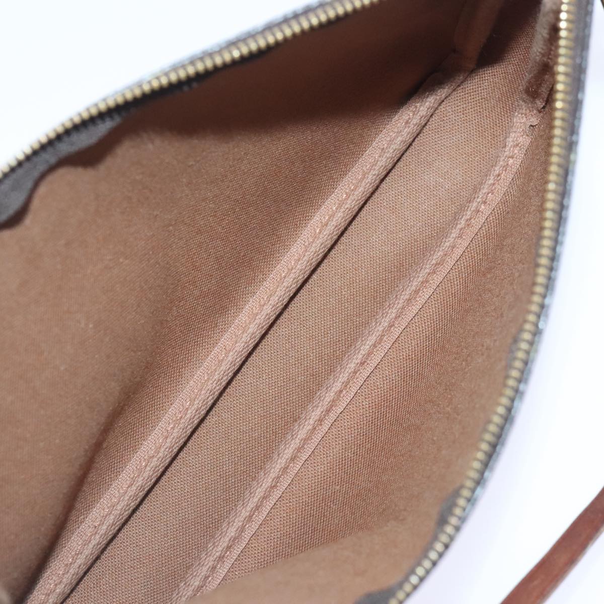 Louis Vuitton Pochette Accessoire Brown Canvas Shoulder Bag