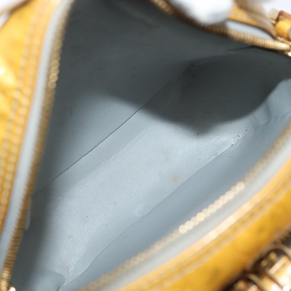 Louis Vuitton Wooster Yellow Patent Leather Shoulder Bag