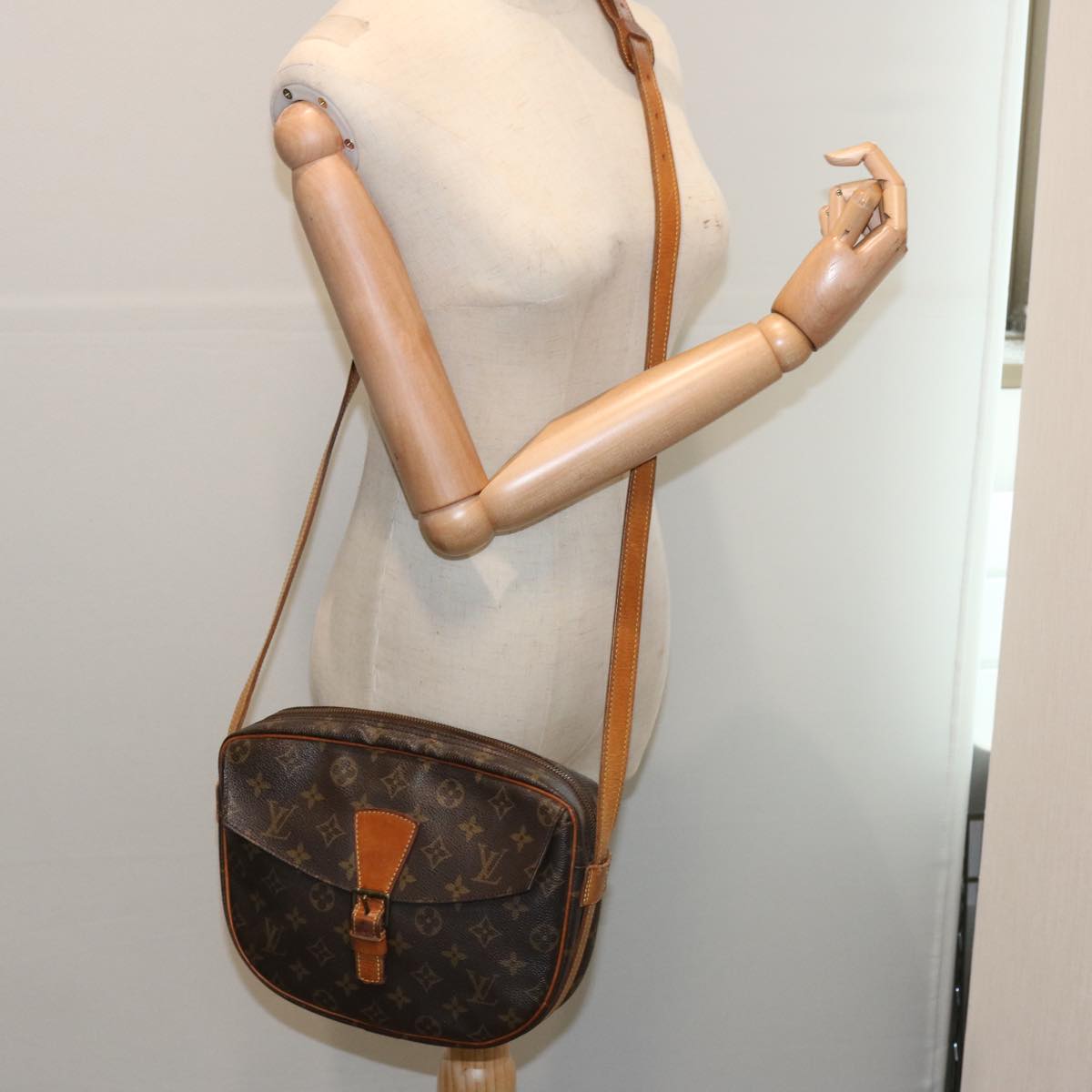 Louis Vuitton Jeune Fille Brown Canvas Shoulder Bag