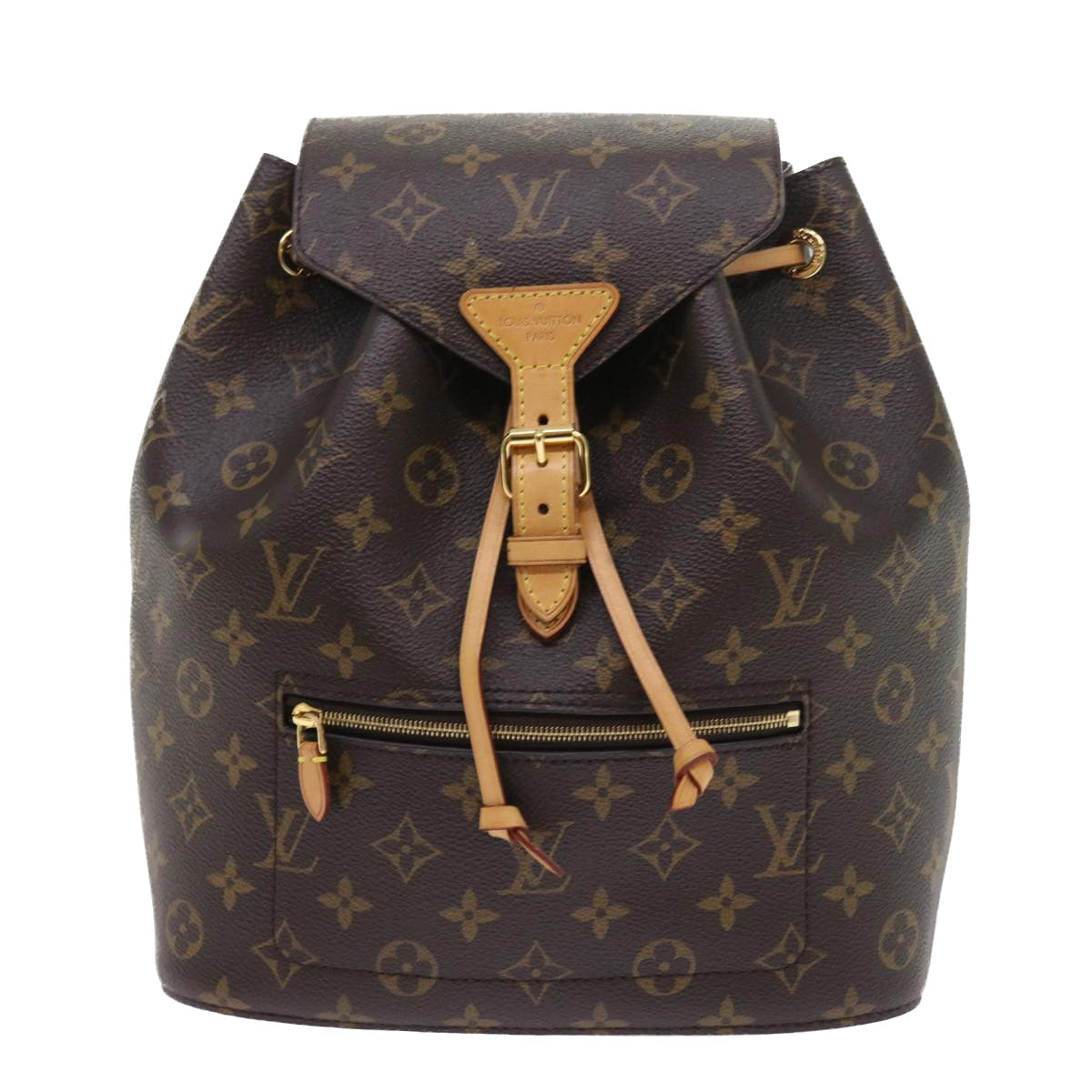 Louis Vuitton Montsouris Brown Canvas Backpack Bag