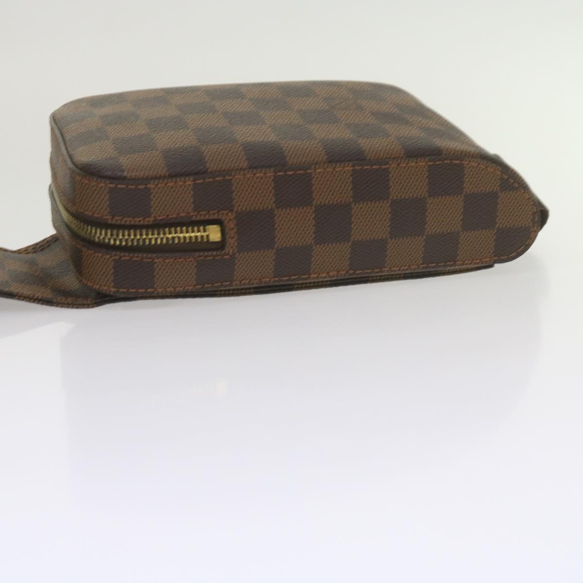 Louis Vuitton Geronimos Brown Canvas Shoulder Bag
