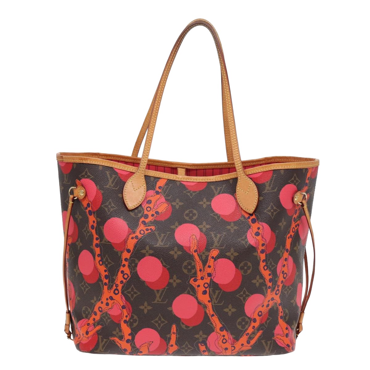 Louis Vuitton Neverfull Mm Brown Canvas Tote Bag