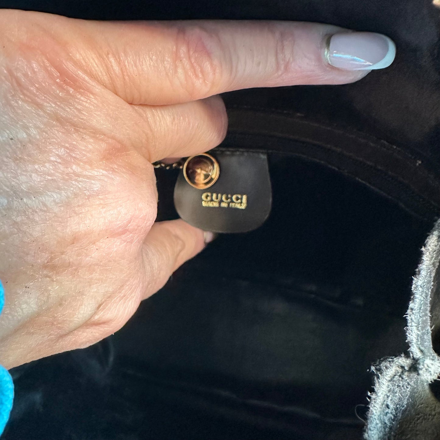 The Loon -Orvis bags Gucci Sling/Backpack in Brown Patent Leather
