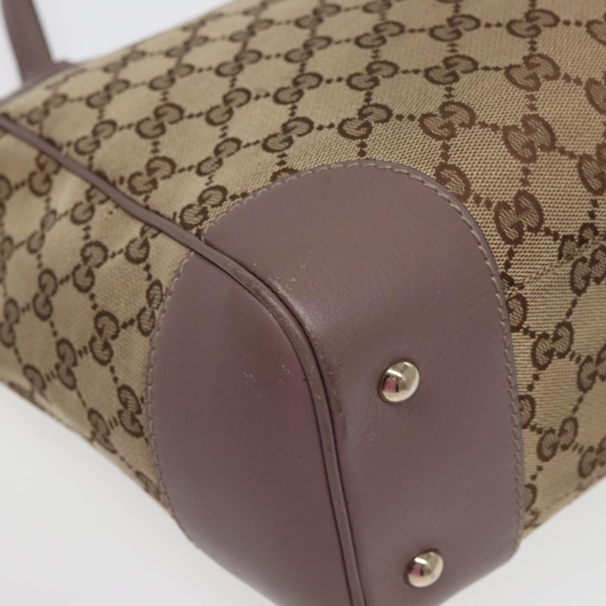 Gucci Mayfair Beige Canvas Tote Bag