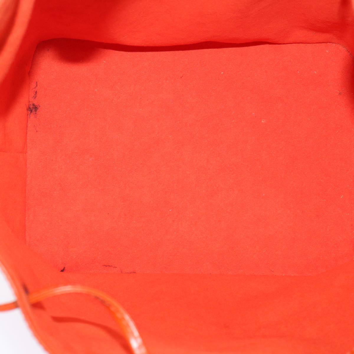Louis Vuitton Petit Noé Orange Leather Shoulder Bag